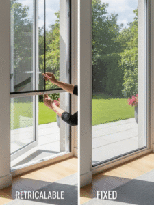 Retractable Mosquito Screens vs. Fixed Mosquito Screens