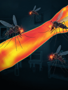 mosquitoes using infrared