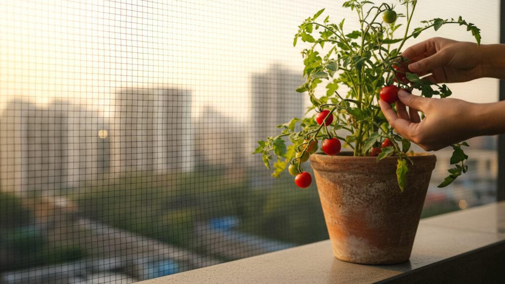 balcony vegetable gardening