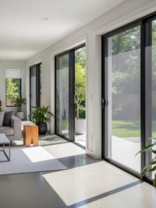 Stylish mosquito net door designs for modern home safety