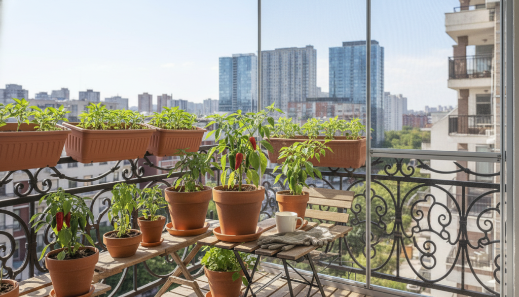 grow jalapenos on balcony without bugs